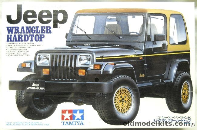 Tamiya 1/24 Jeep Wrangler Hardtop, 24150 plastic model kit